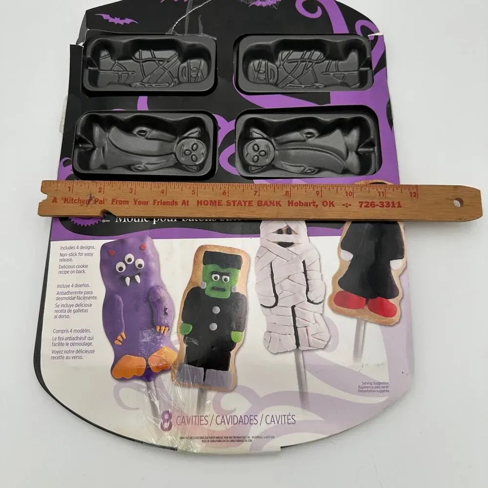 Cookie Pops Pan by Wilton Halloween Treats 4 Designs, 8 Cavities 2012